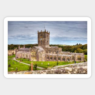 St Davids Cathedral, Pembrokeshire, Wales Sticker